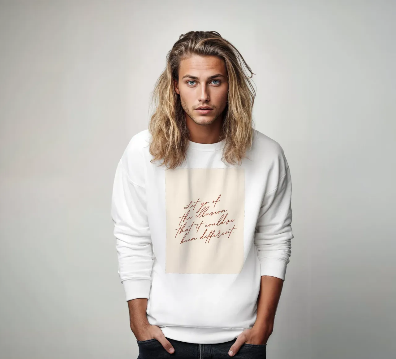 Laat de illusie los dat het anders had gekund sweatshirt van 83oranges