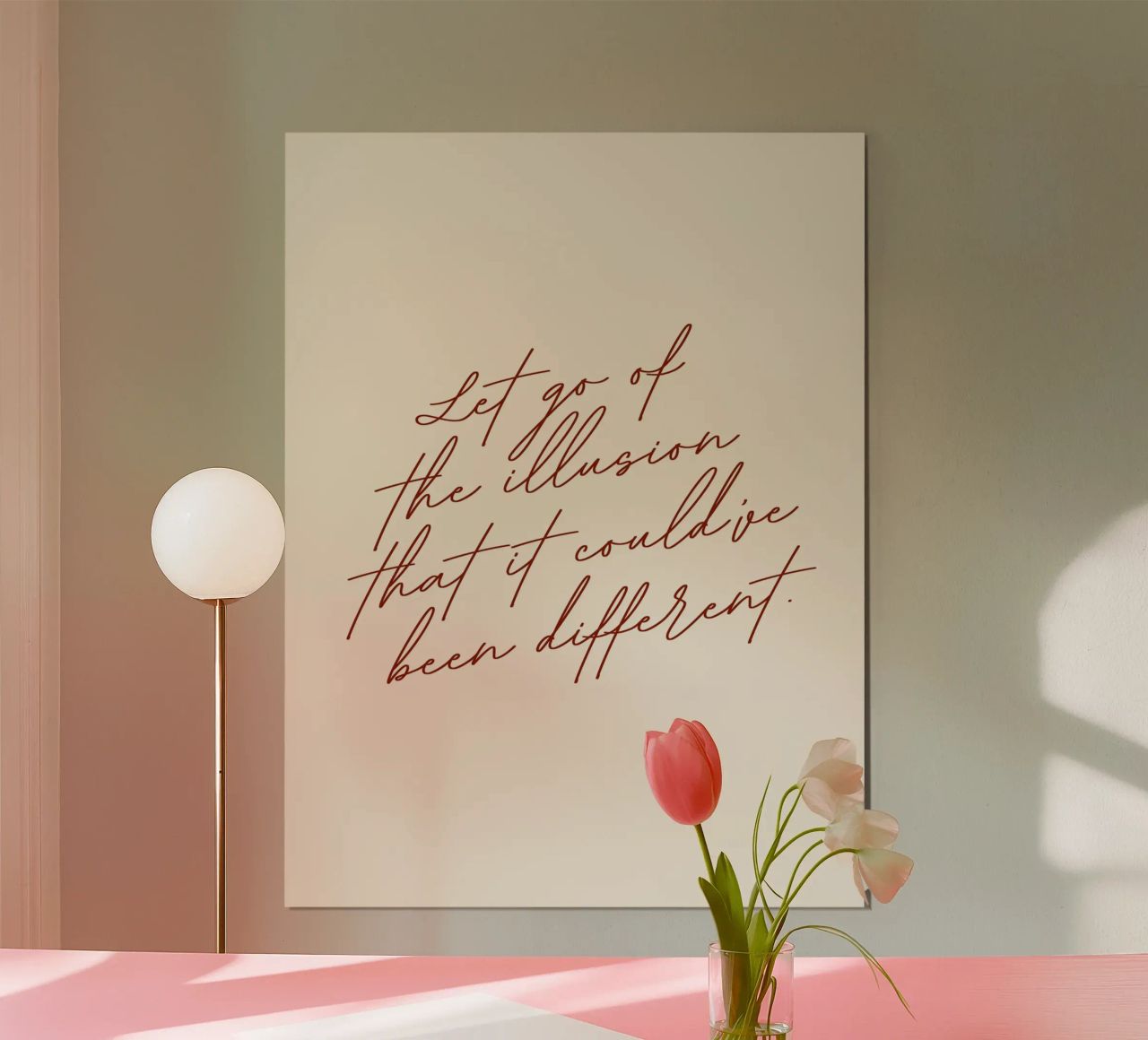 Let Go Of The Illusion That It Could've Been Different hahnemühle by 83oranges