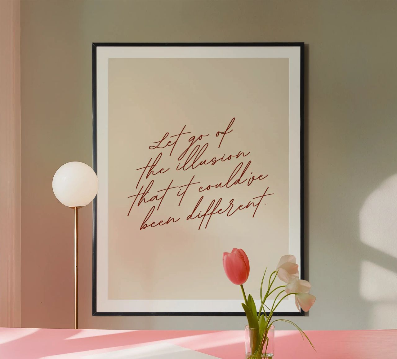 Let Go Of The Illusion That It Could've Been Different hahnemühle by 83oranges