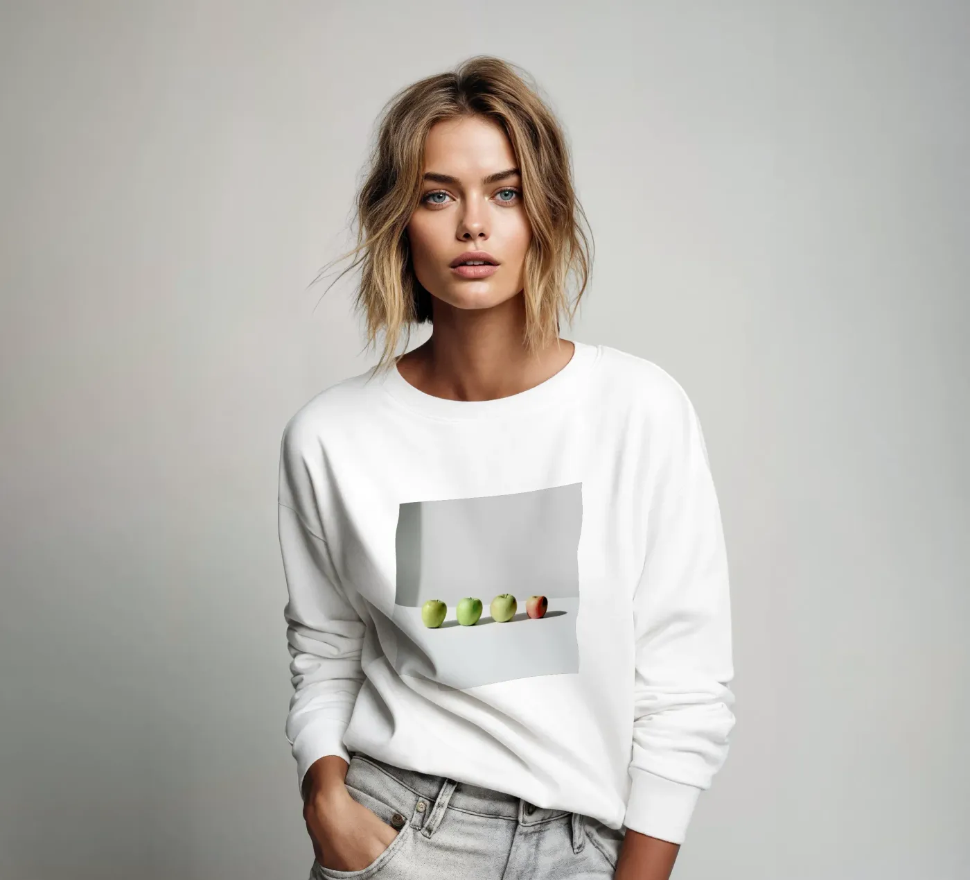 Apples sweatshirt by George Griefy