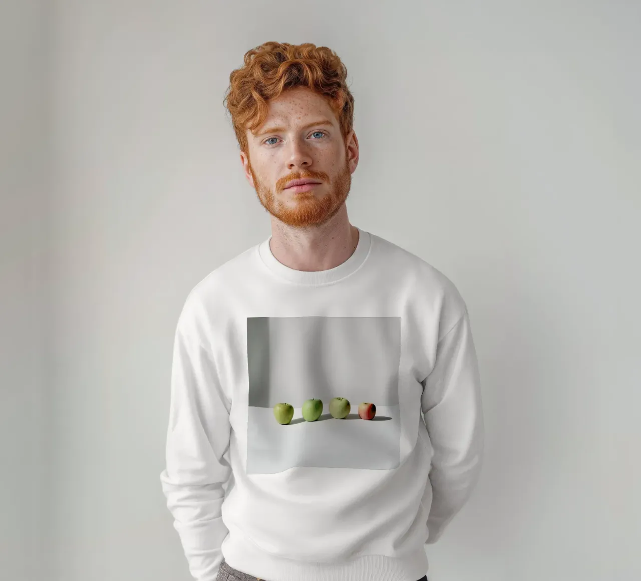 Apples sweatshirt van George Griefy