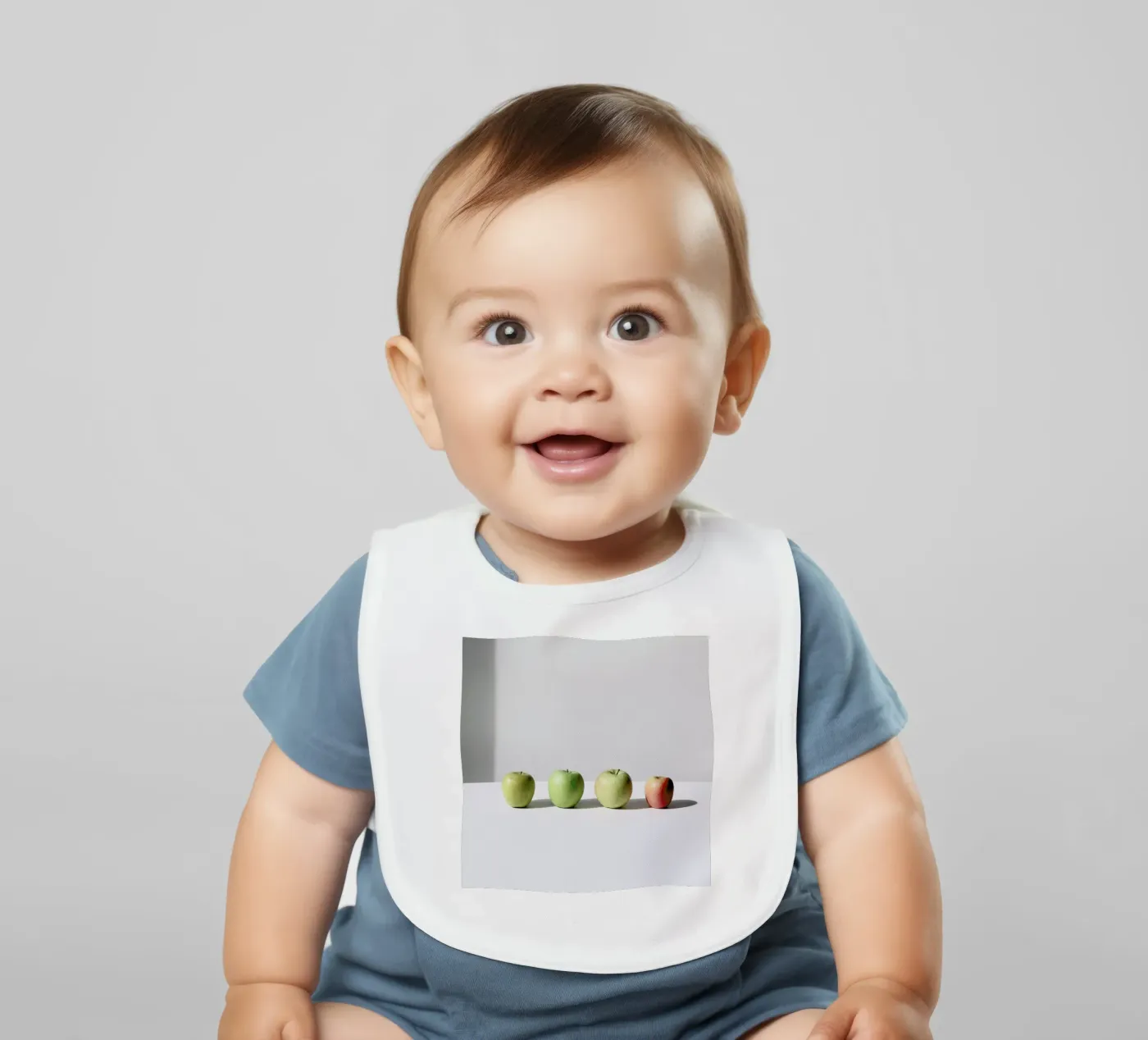 Apples baby slabbetje van George Griefy
