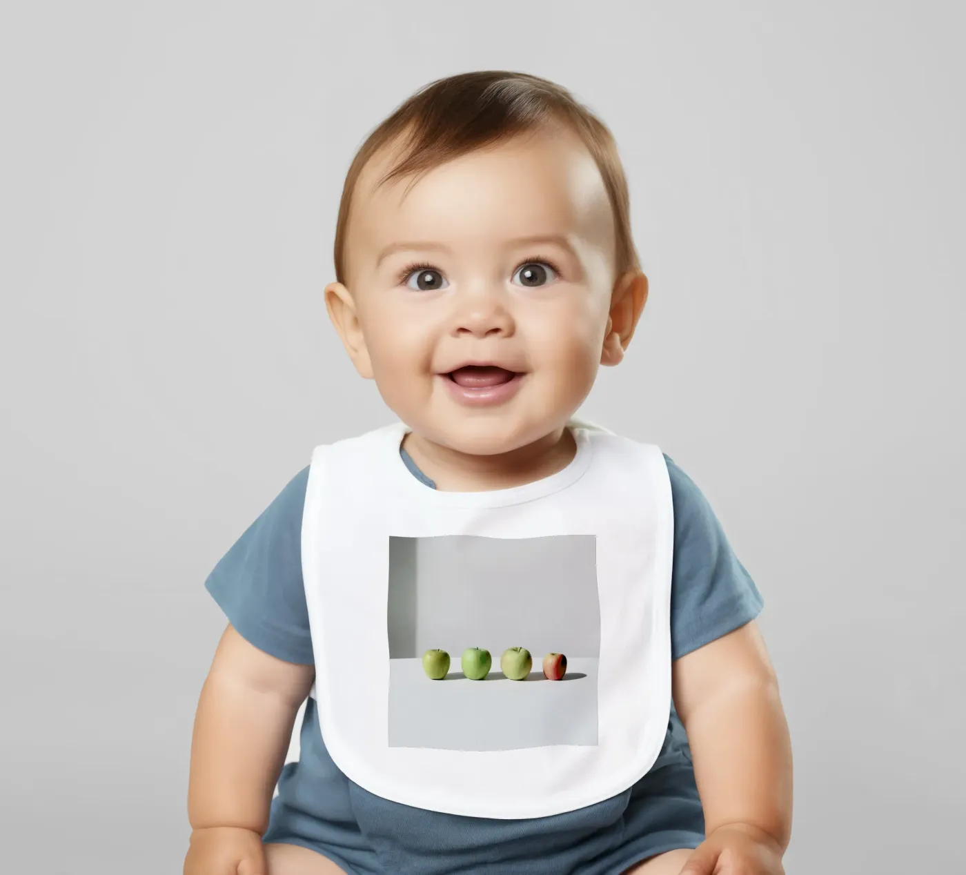 Apples baby slabbetje van George Griefy
