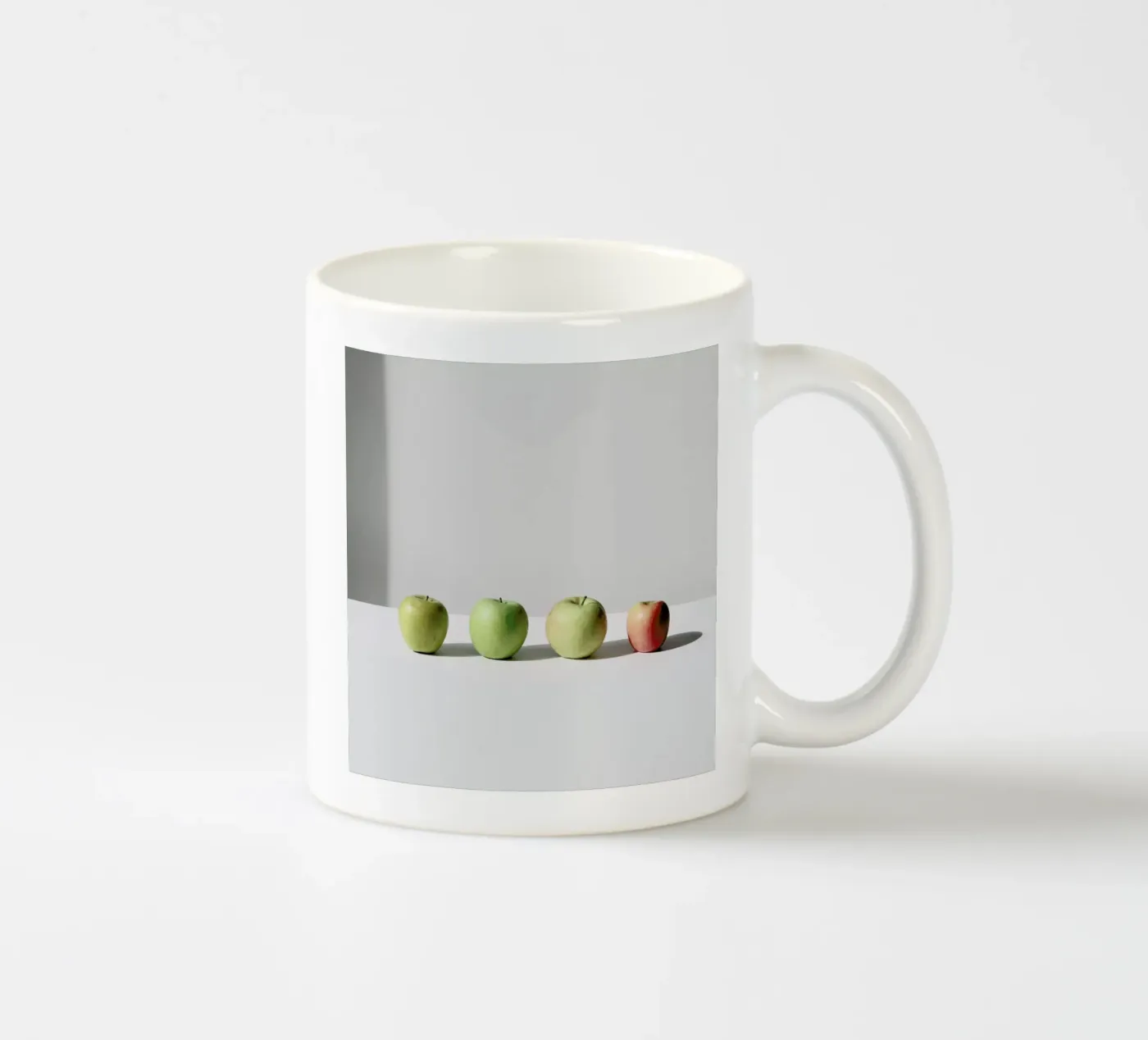 Apples ceramic mug by George Griefy