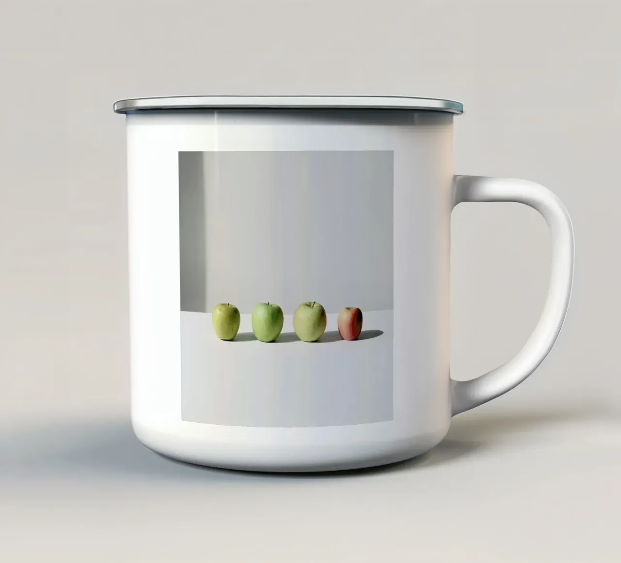 Apples tazza in smalto da George Griefy