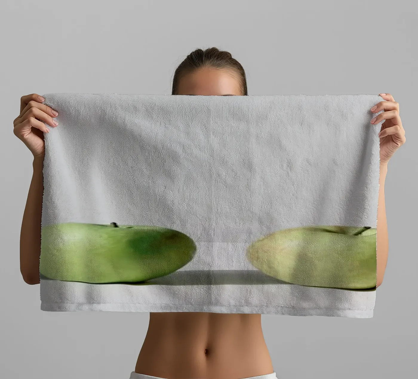 Apples towel by George Griefy
