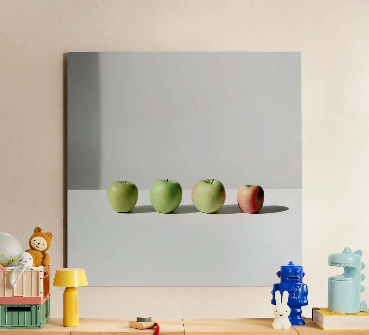 Apples forex plate by George Griefy