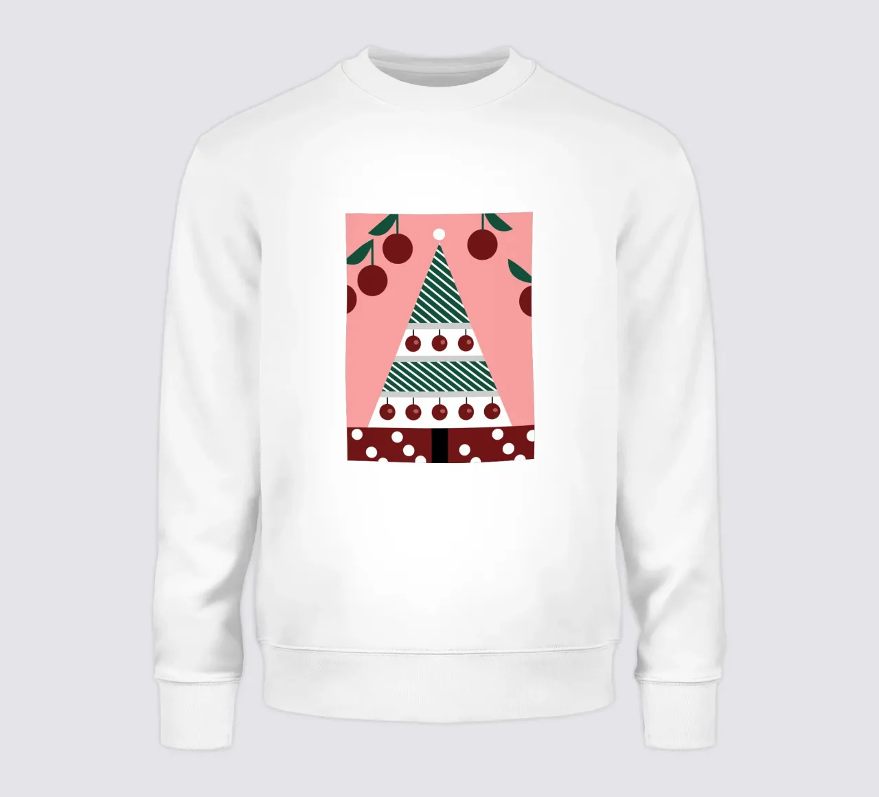 Albero di Natale e ciliegie felpa da LOOK DIFFERENT
