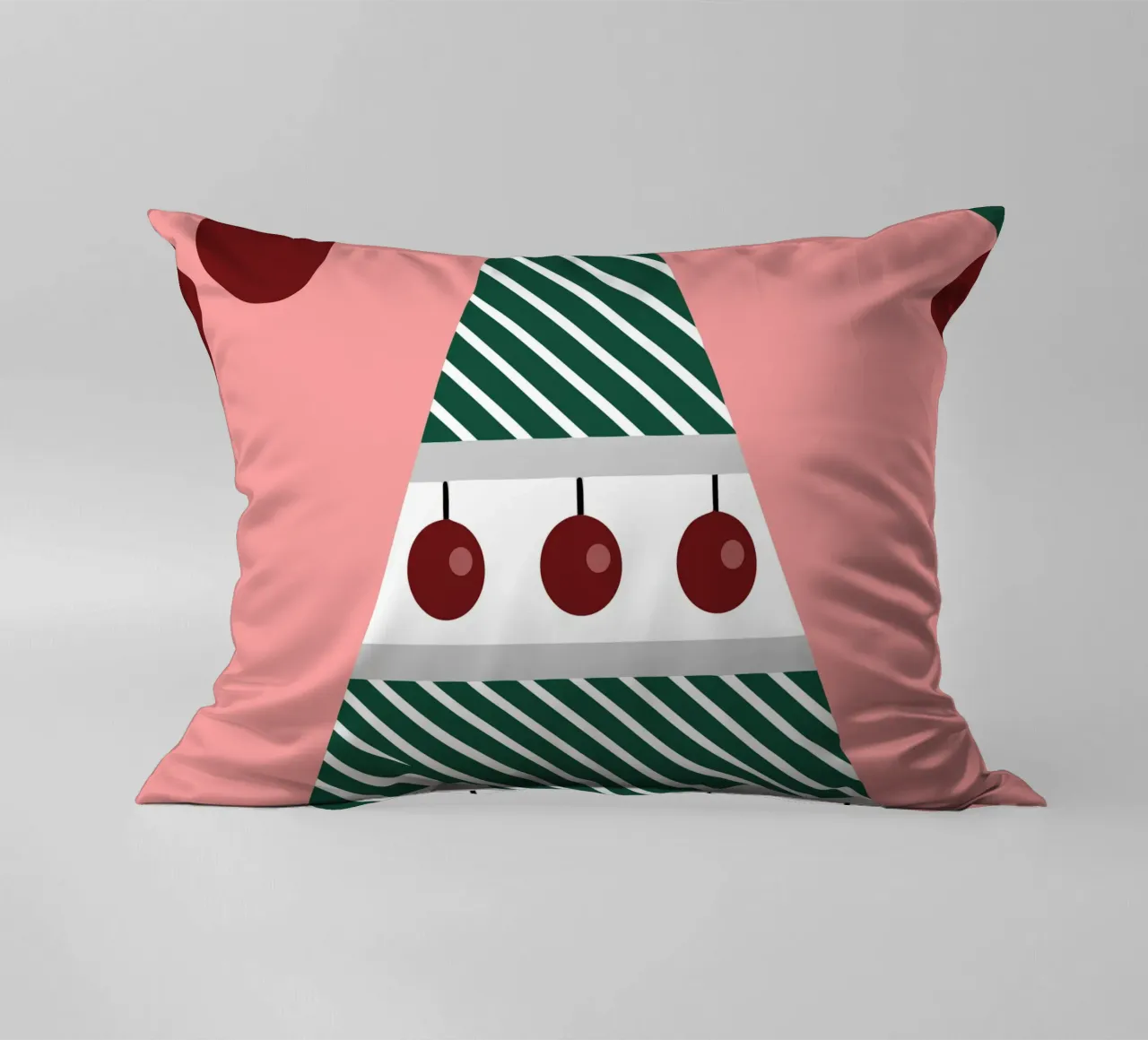 Albero di Natale e ciliegie cuscino da LOOK DIFFERENT