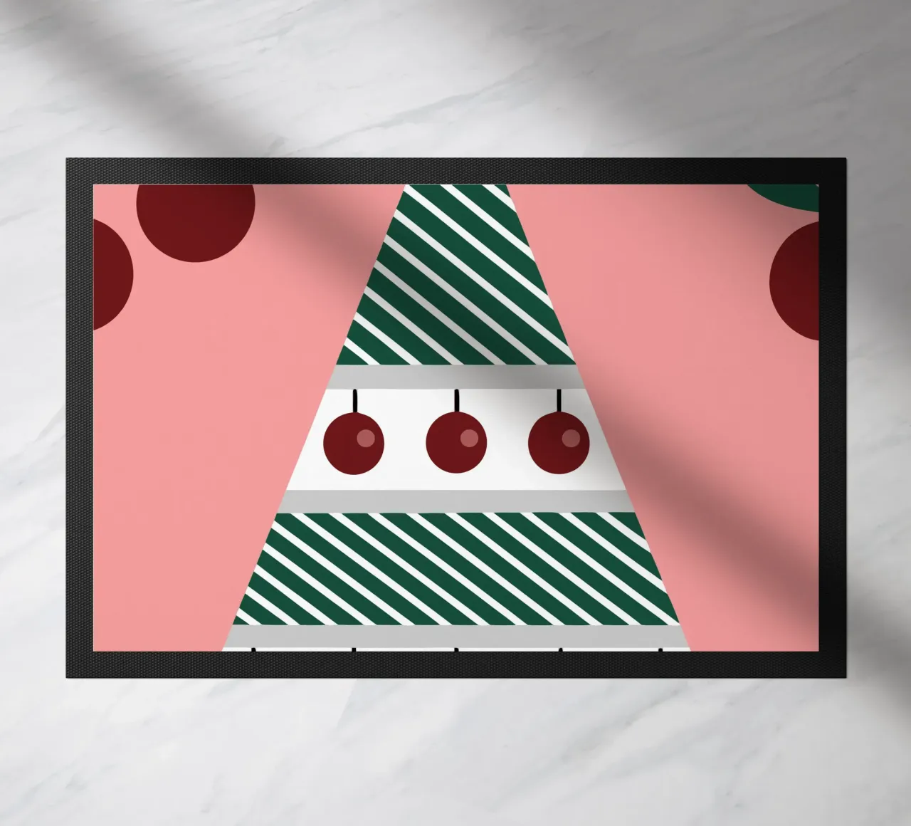 Albero di Natale e ciliegie zerbino da LOOK DIFFERENT