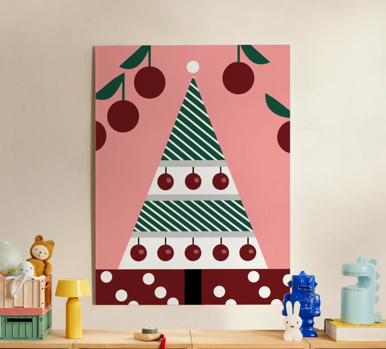 Albero di Natale e ciliegie plexiglass da LOOK DIFFERENT