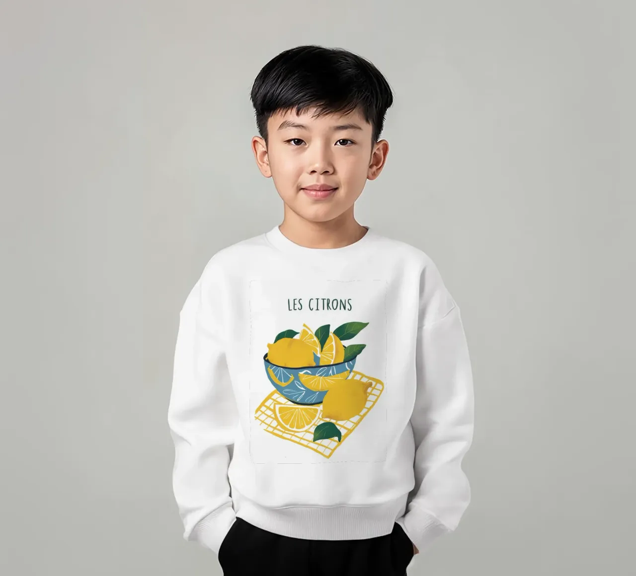 Resplandor de limón picante sudadera para niño de Terra Tone