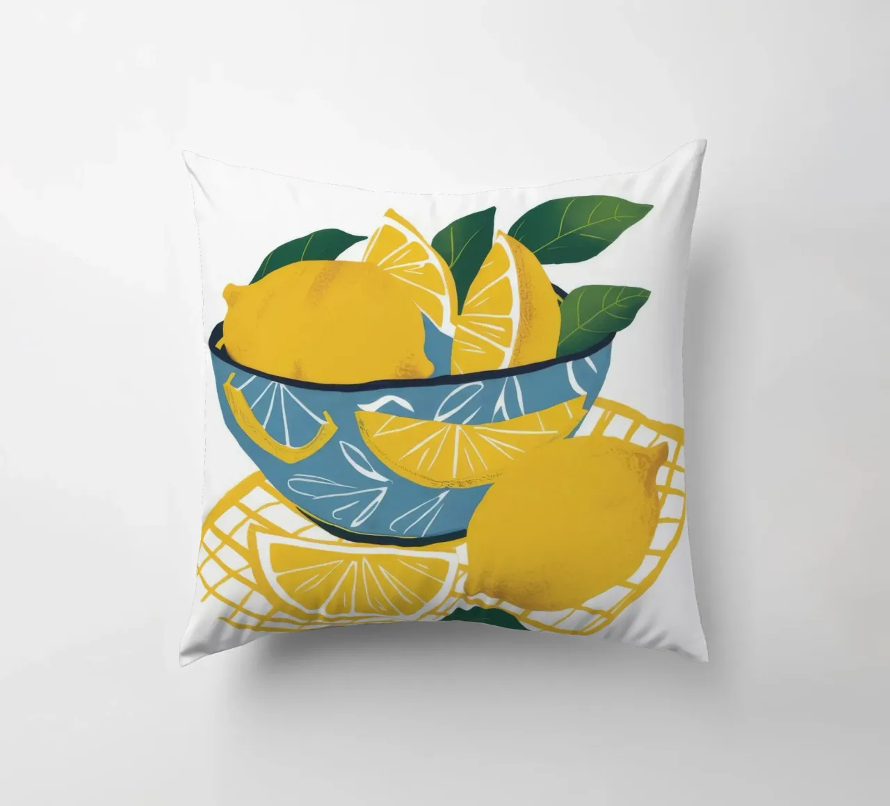 Radiosità al limone cuscino da Terra Tone
