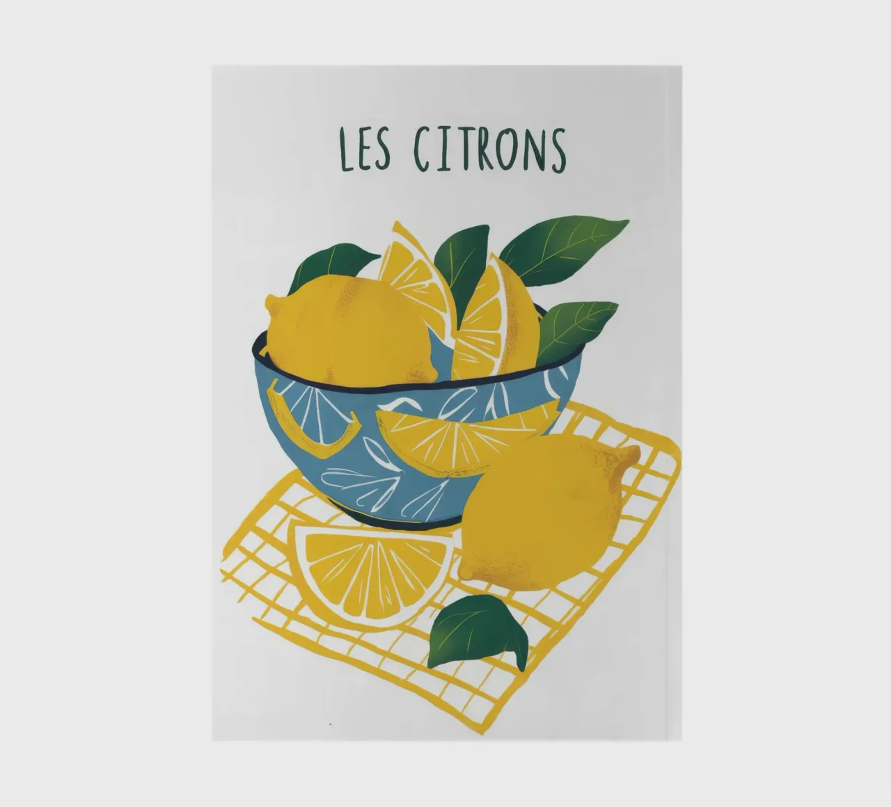 Zesty Lemon Radiance notebook by Terra Tone