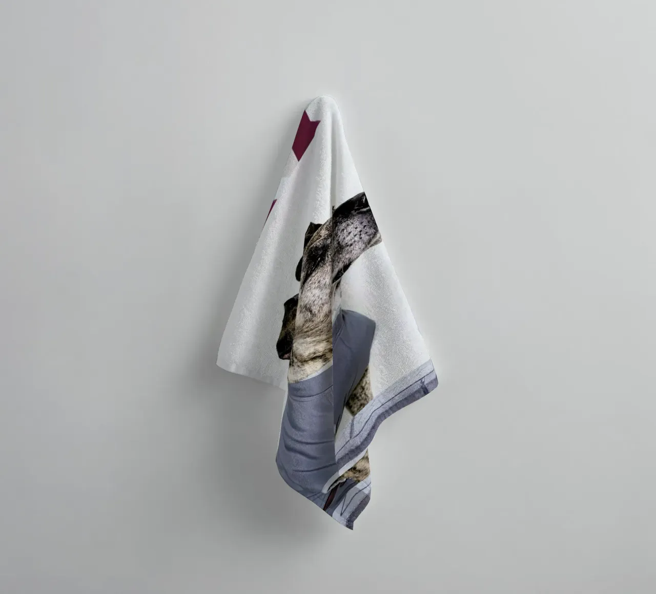 The Tailwaggers 7-3 towel by Paul Aidan Perry