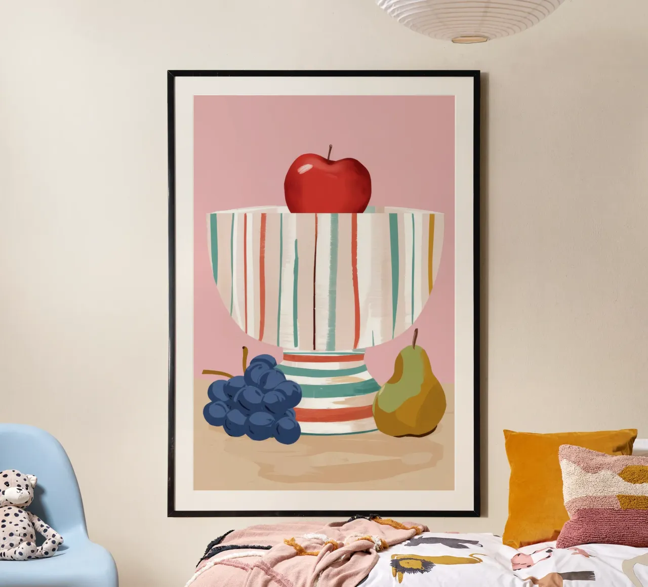 Ciotola cromatica per il raccolto poster con telaio in plastica da Terra Tone