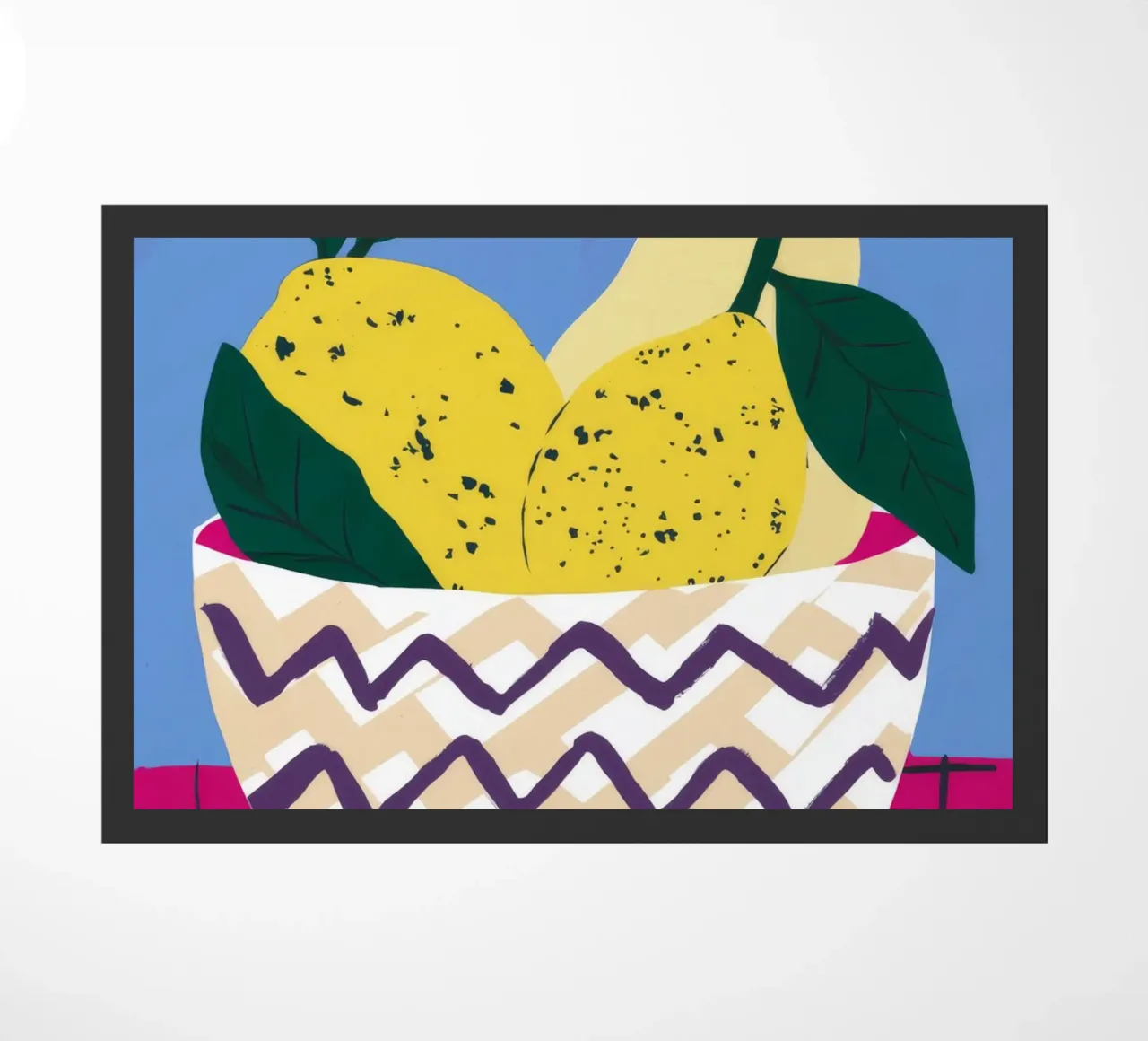 Zigzag Pear Harmony deurmat van Terra Tone