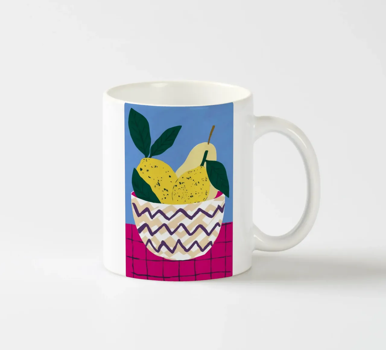 Armonia di pere a zig zag tazza in ceramica da Terra Tone