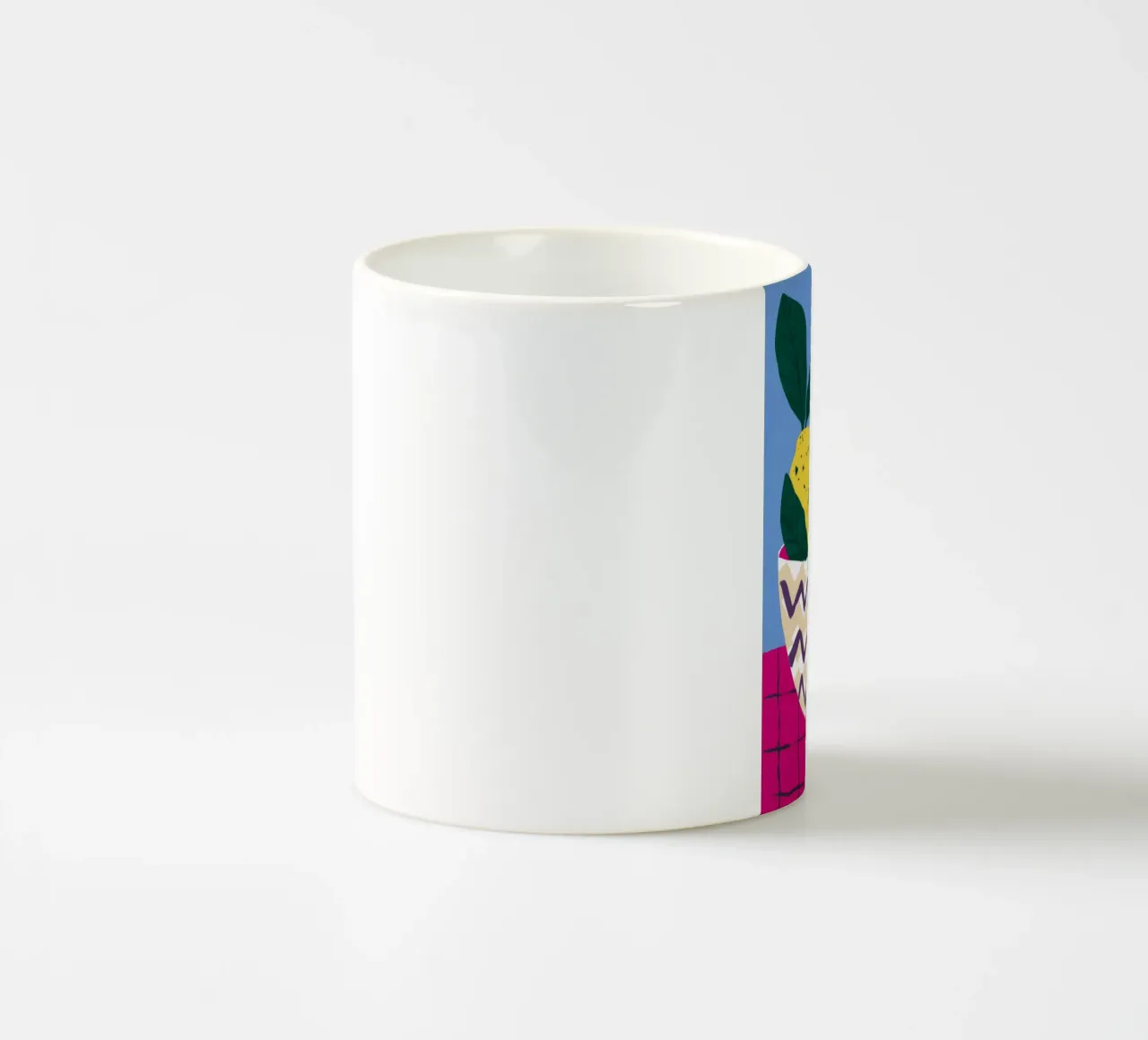 Armonia di pere a zig zag tazza in ceramica da Terra Tone