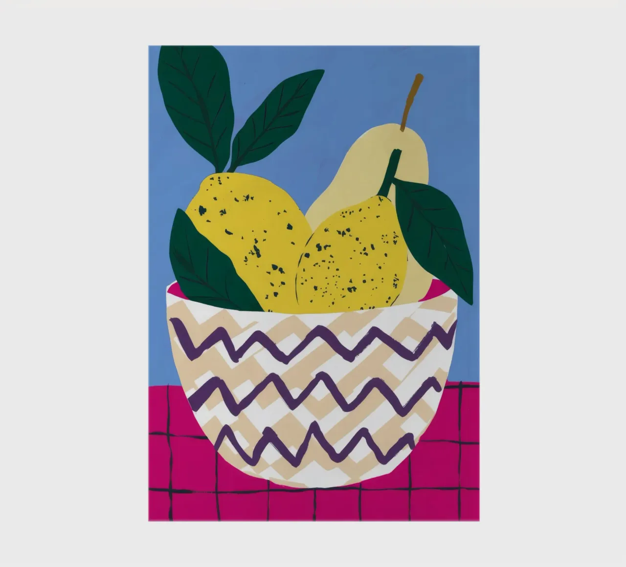 Zigzag Pear Harmony notebook by Terra Tone