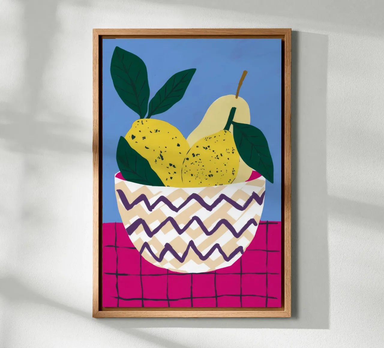 Armonia di pere a zig zag tela da Terra Tone