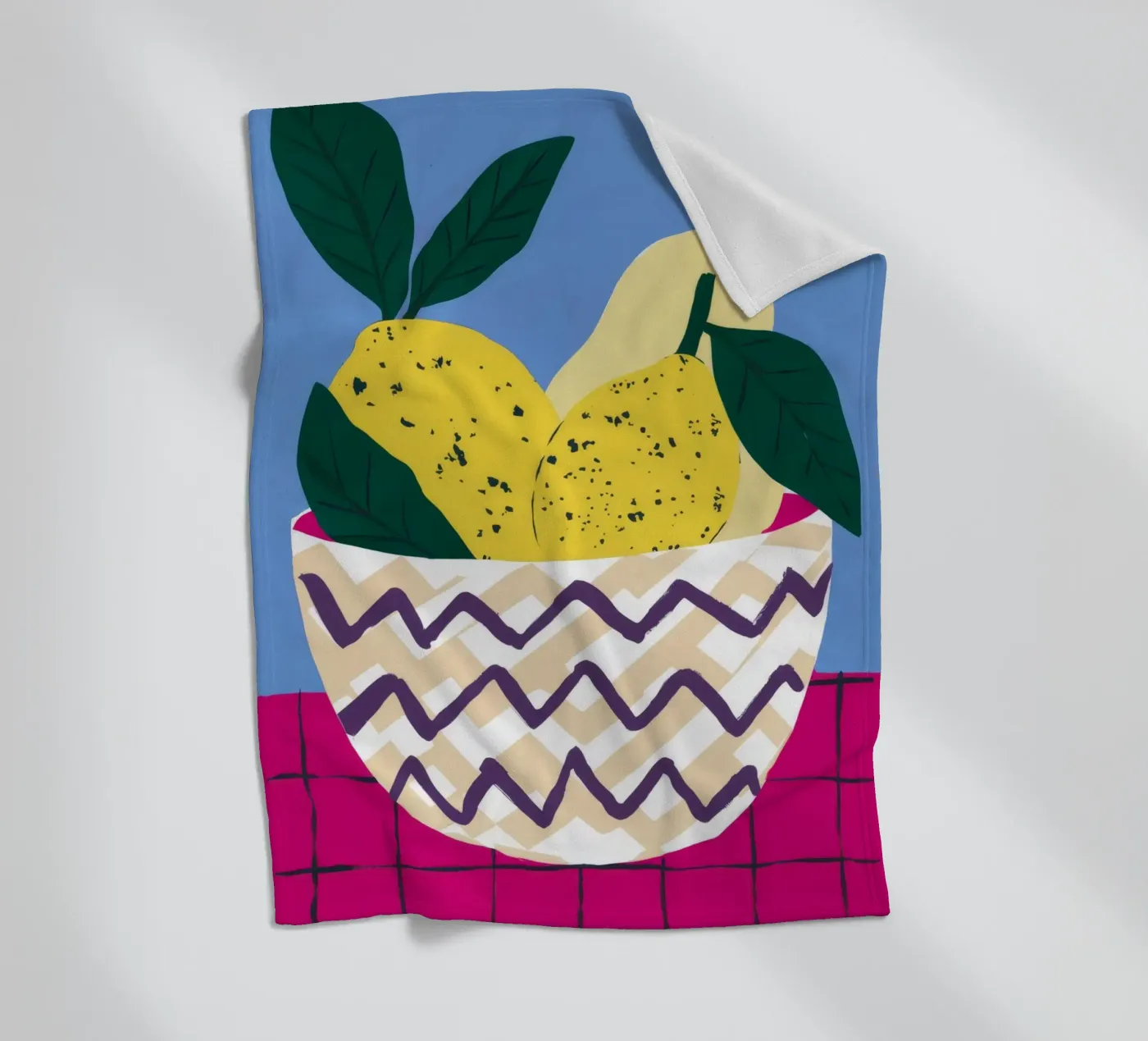 Zigzag Pear Harmony fleecedeken van Terra Tone