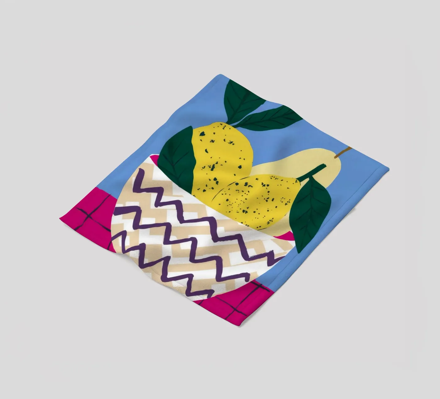 Zigzag Pear Harmony fleecedeken van Terra Tone