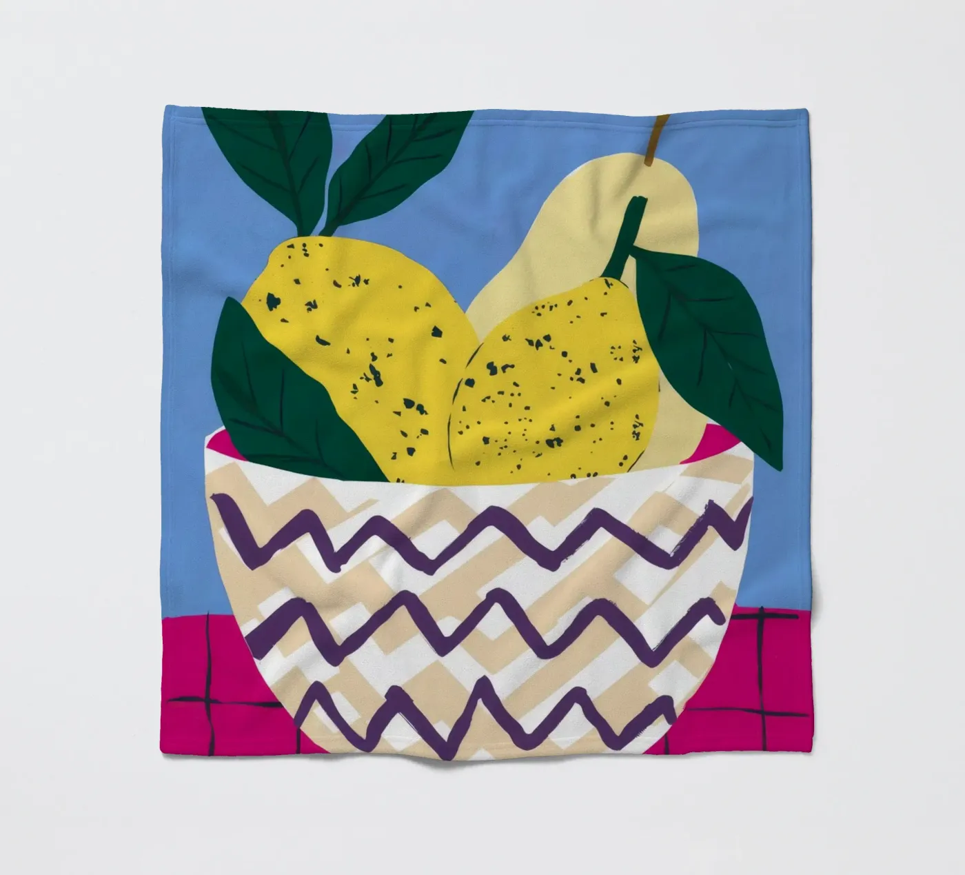 Zigzag Pear Harmony fleecedeken van Terra Tone