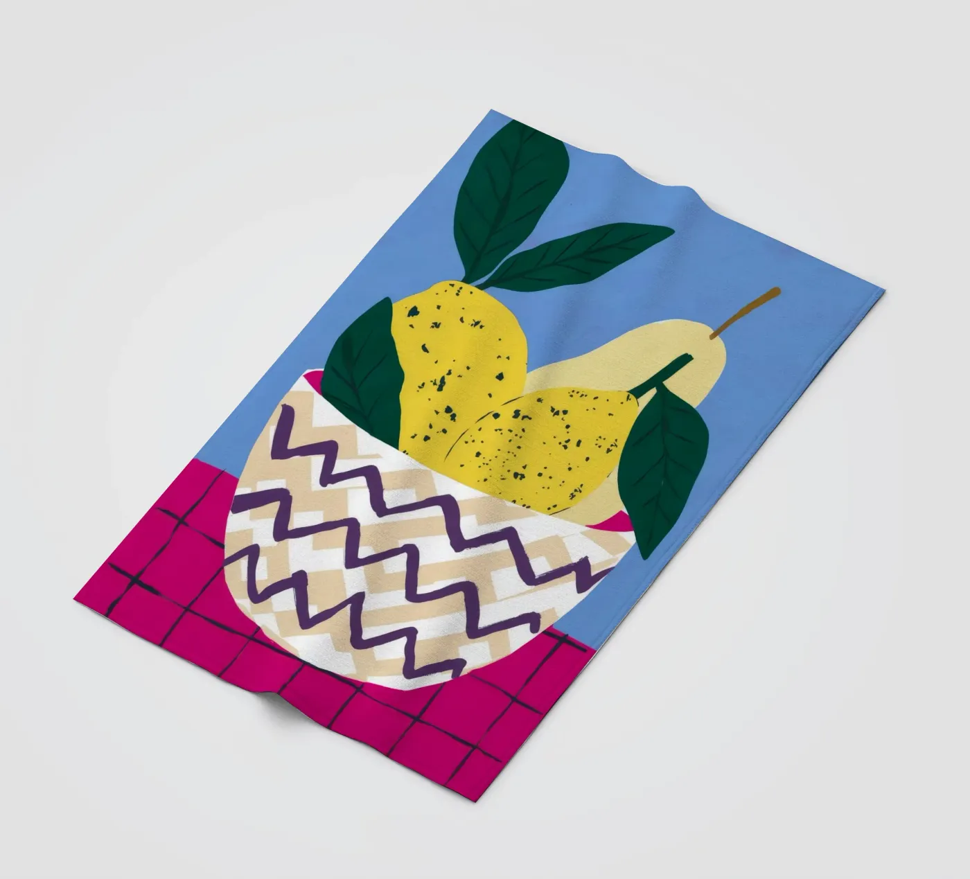 Zigzag Pear Harmony fleecedeken van Terra Tone