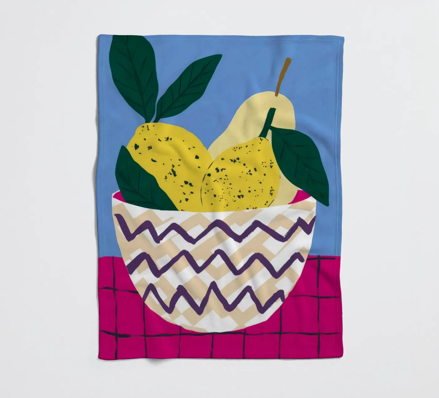 Zigzag Pear Harmony fleecedeken van Terra Tone