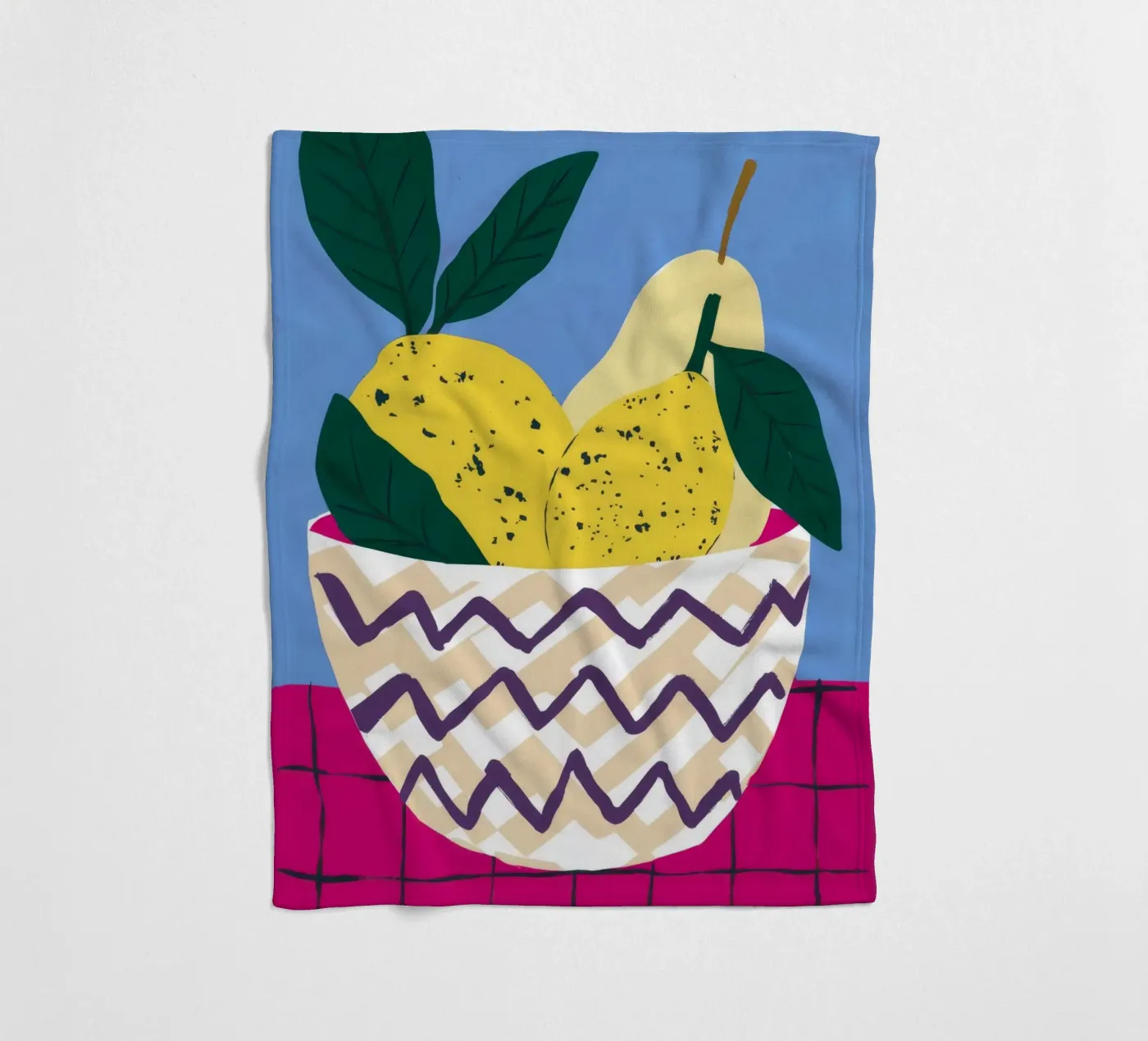 Zigzag Pear Harmony fleecedeken van Terra Tone