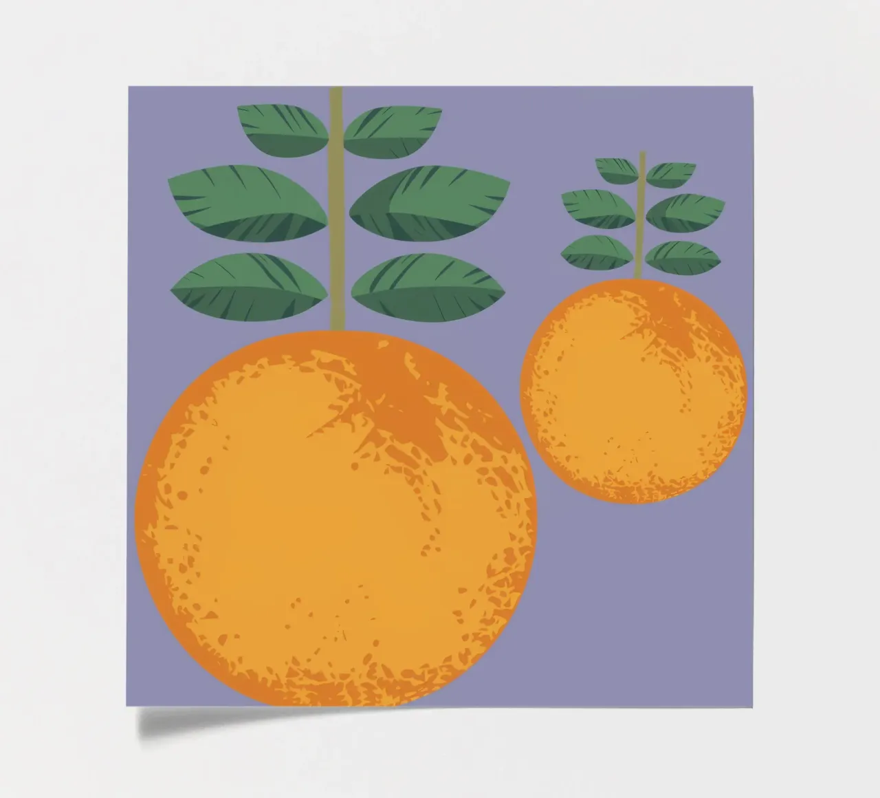 Sun-Kissed Orange Fields sticker sheet by Terra Tone