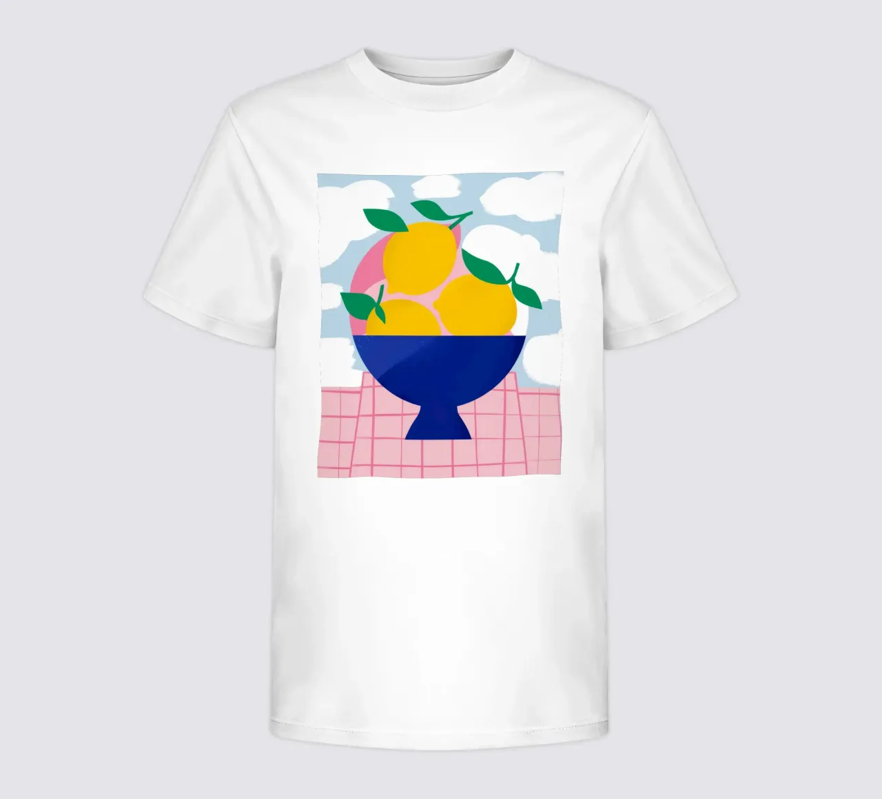 Azure Citrus Abundance kids t-shirt by Terra Tone