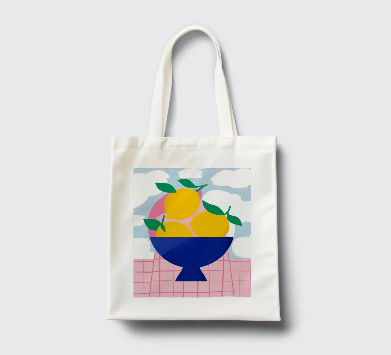 Azure Citrus Abundance tote bag by Terra Tone