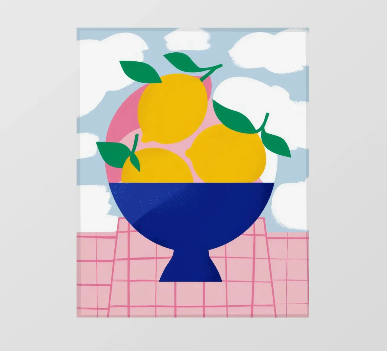 Azure Citrus Abundance PVC Plane von Terra Tone