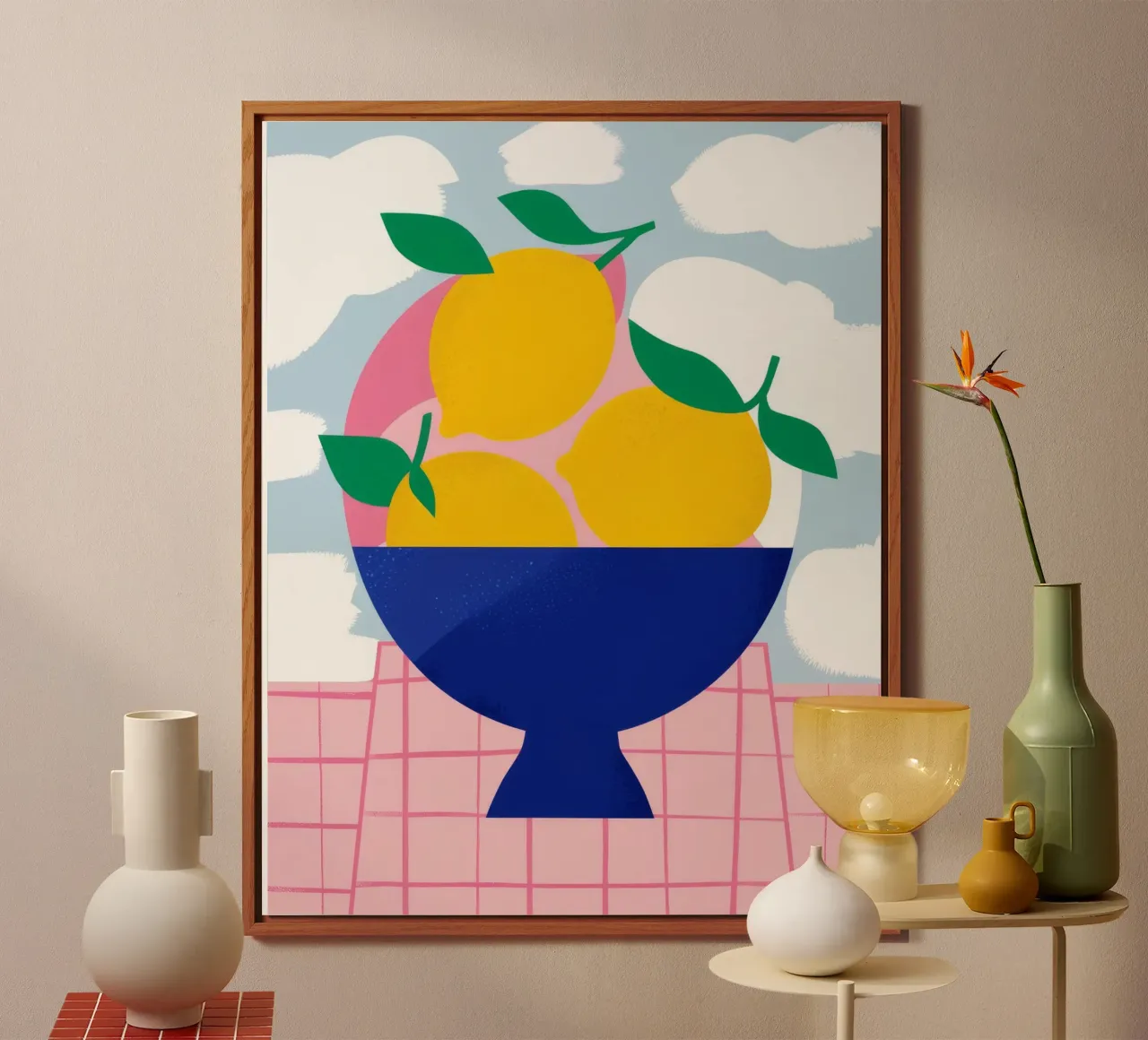 Azure Citrus Abundance Forex-Platte von Terra Tone