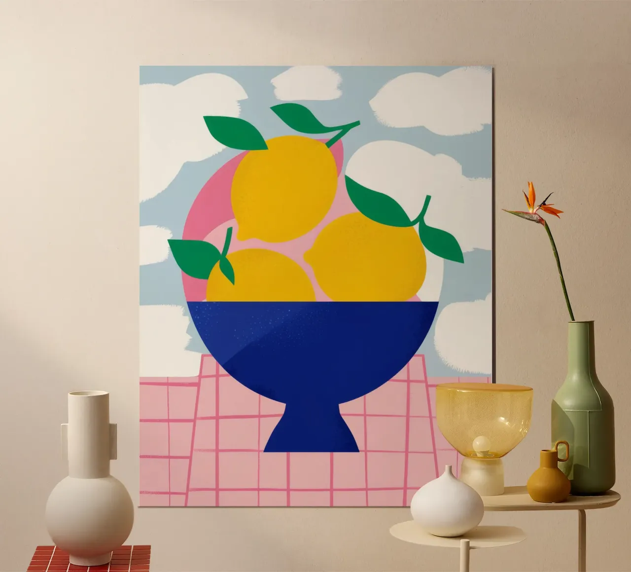 Azure Citrus Abundance Hahnemühle von Terra Tone