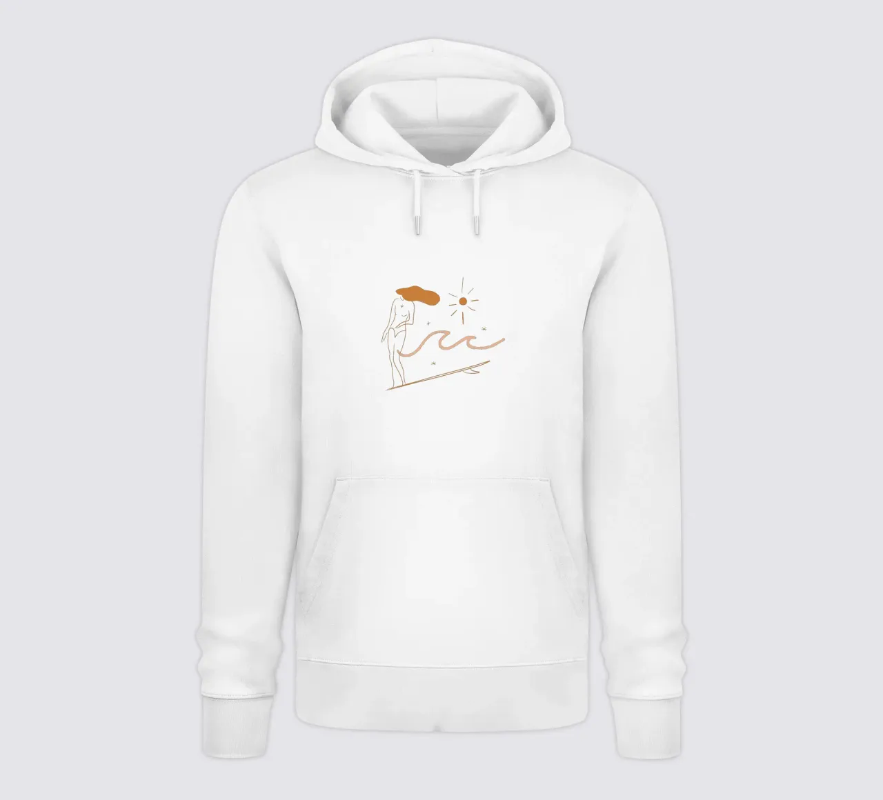 Summer Line No 09 (Without Background) felpa con cappuccio da treechild