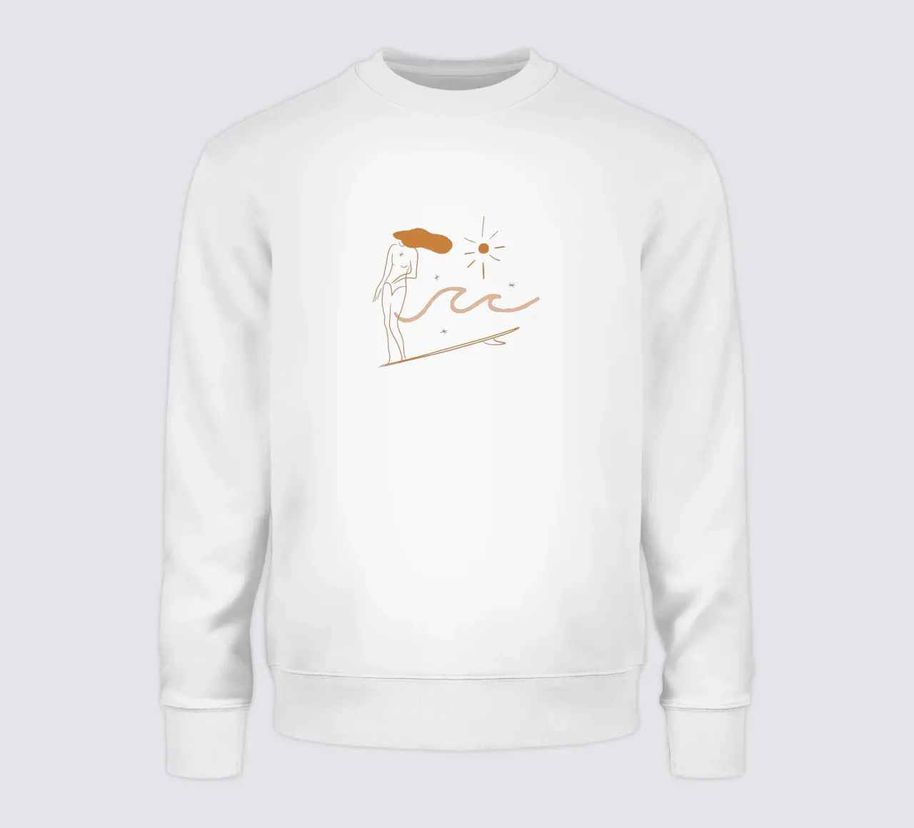 Summer Line No 09 (Without Background) felpa da treechild