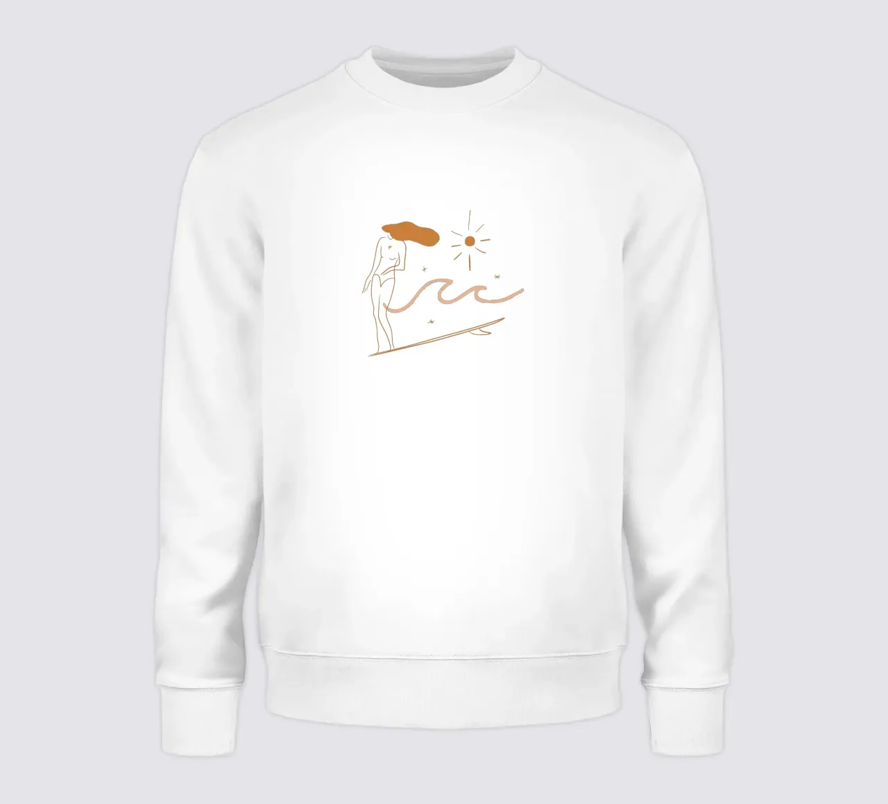 Summer Line No 09 (Without Background) felpa da treechild