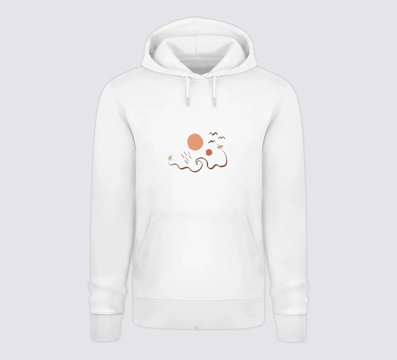 Summer Line No 10 (Without Background) felpa con cappuccio da treechild