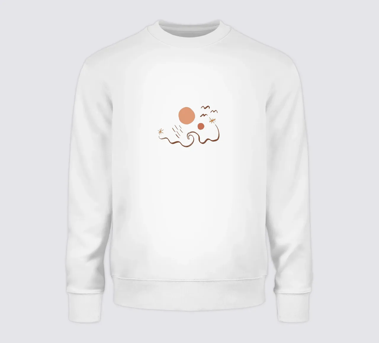 Summer Line No 10 (Without Background) felpa da treechild