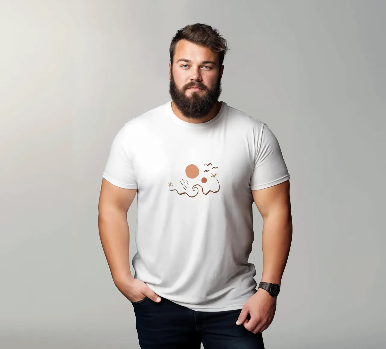 Summer Line No 10 (Without Background) camiseta de treechild