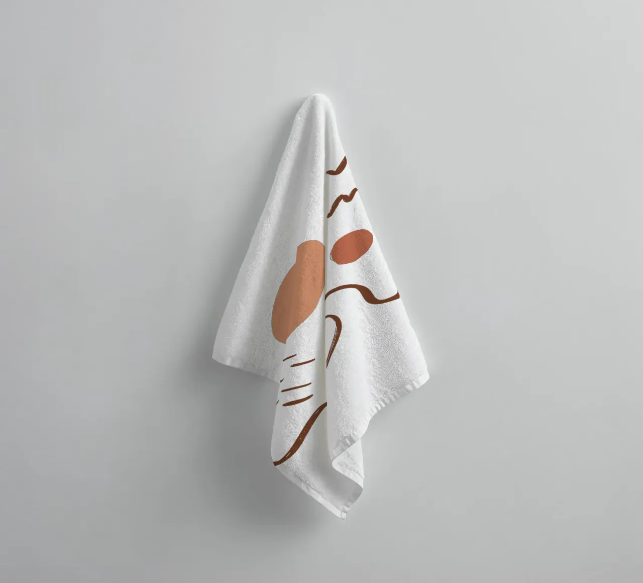 Summer Line No 10 (Without Background) asciugamano da bagno da treechild