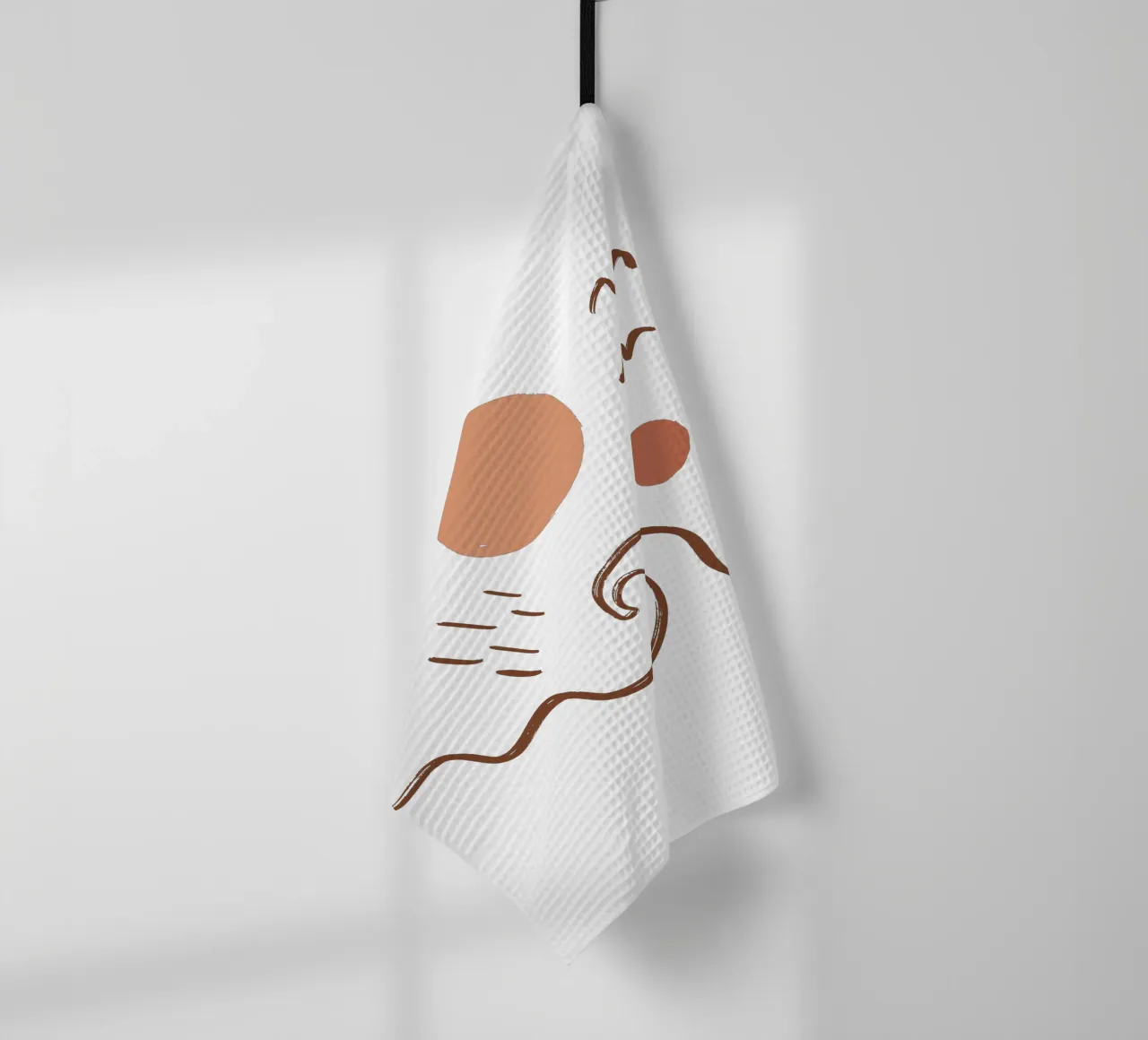 Summer Line No 10 (Without Background) paño de cocina de treechild