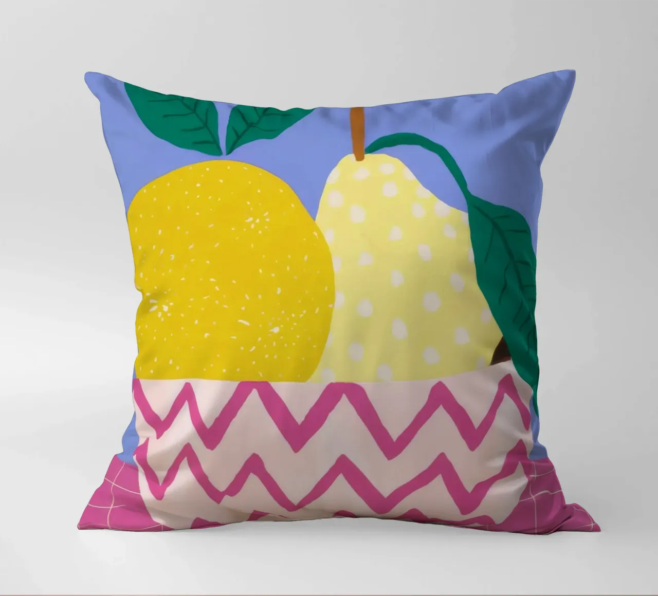 Geometric Pear Duo decorative cushion by Terra Tone