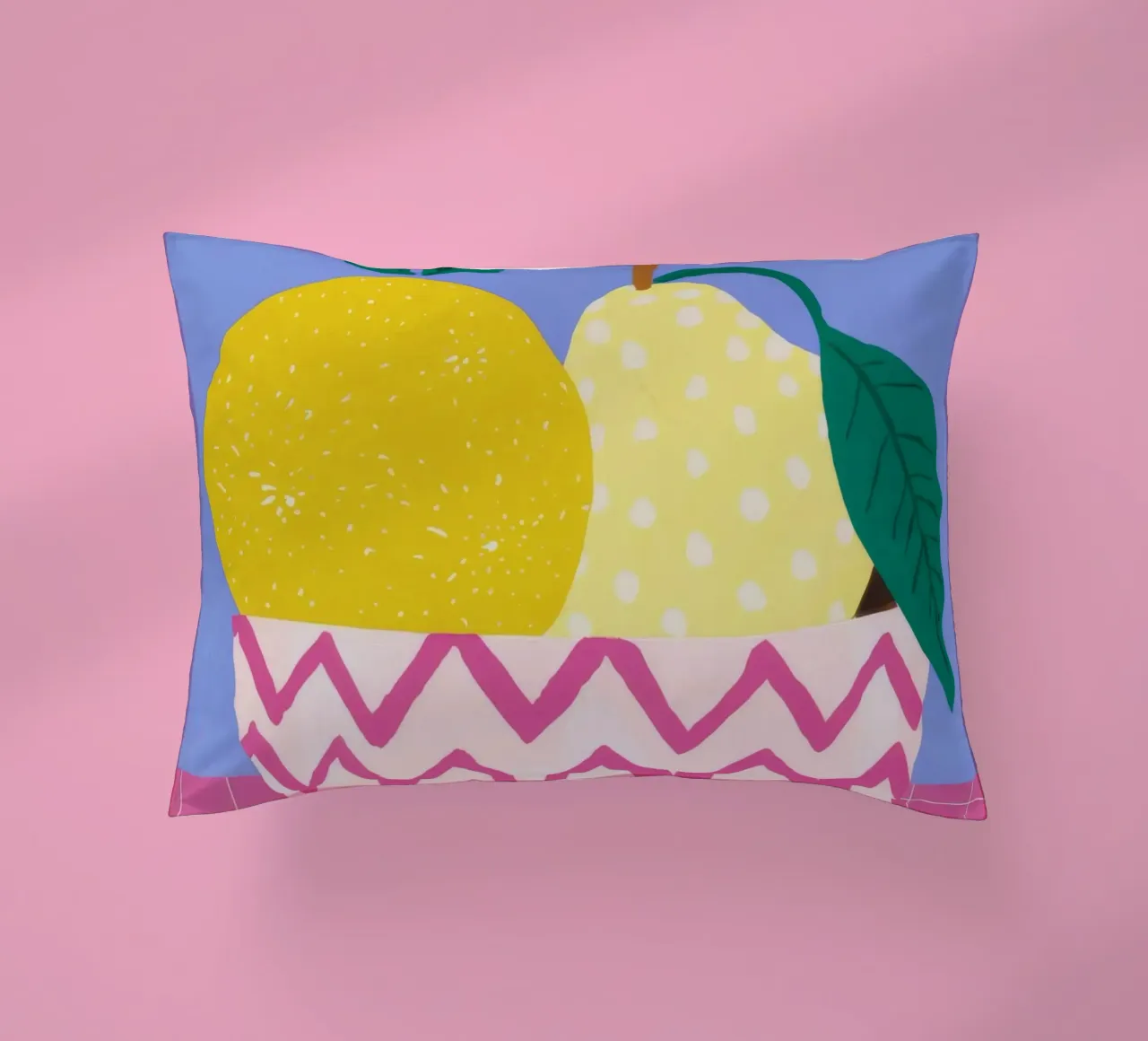 Geometric Pear Duo decorative cushion by Terra Tone