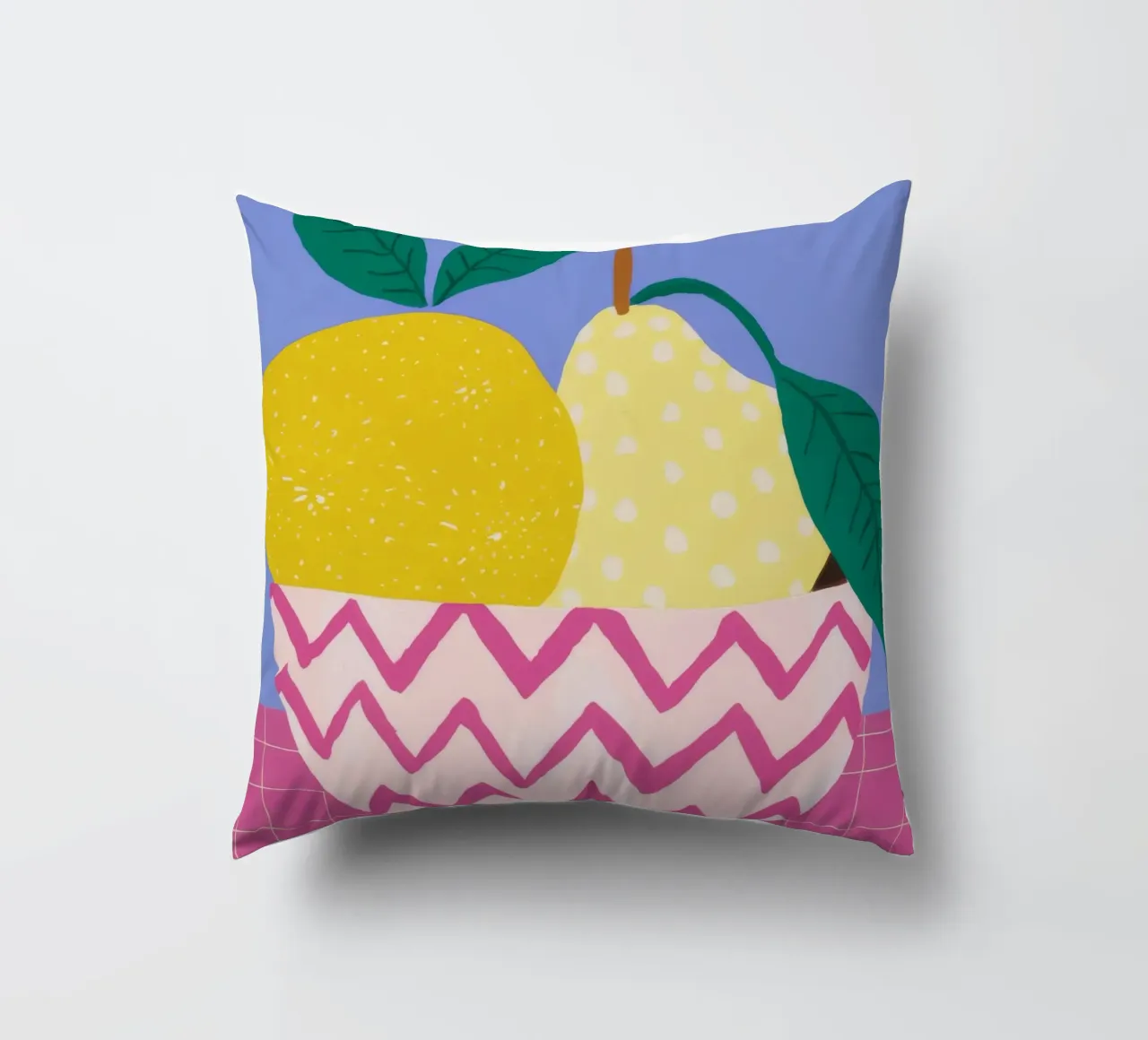 Geometric Pear Duo decorative cushion by Terra Tone