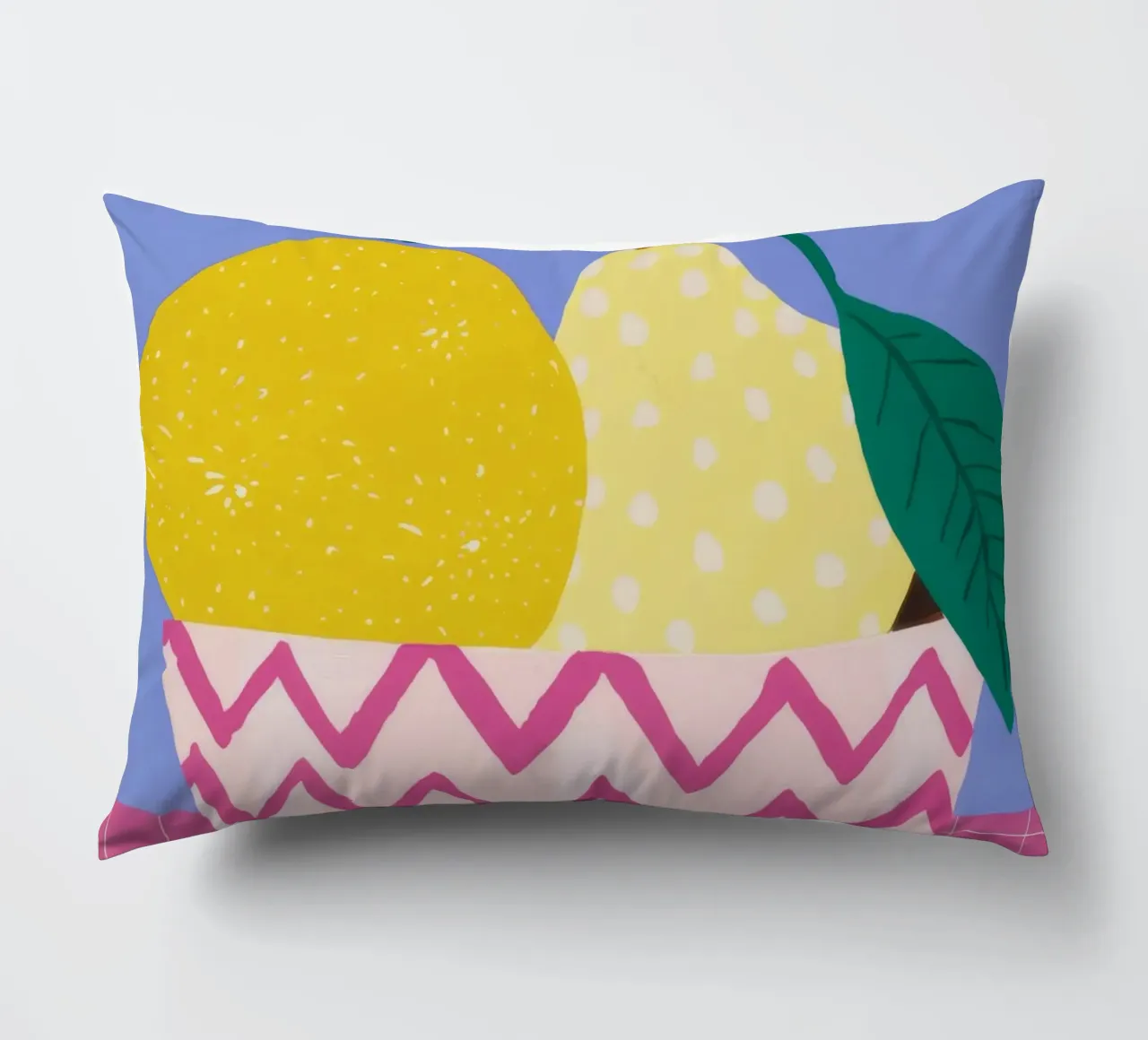 Geometric Pear Duo decorative cushion by Terra Tone