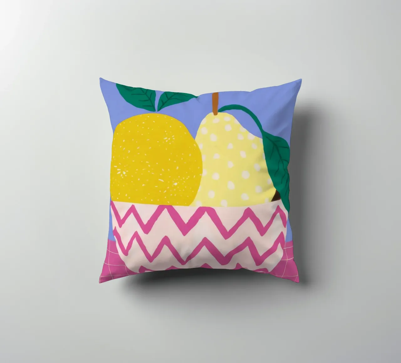 Geometric Pear Duo decorative cushion by Terra Tone